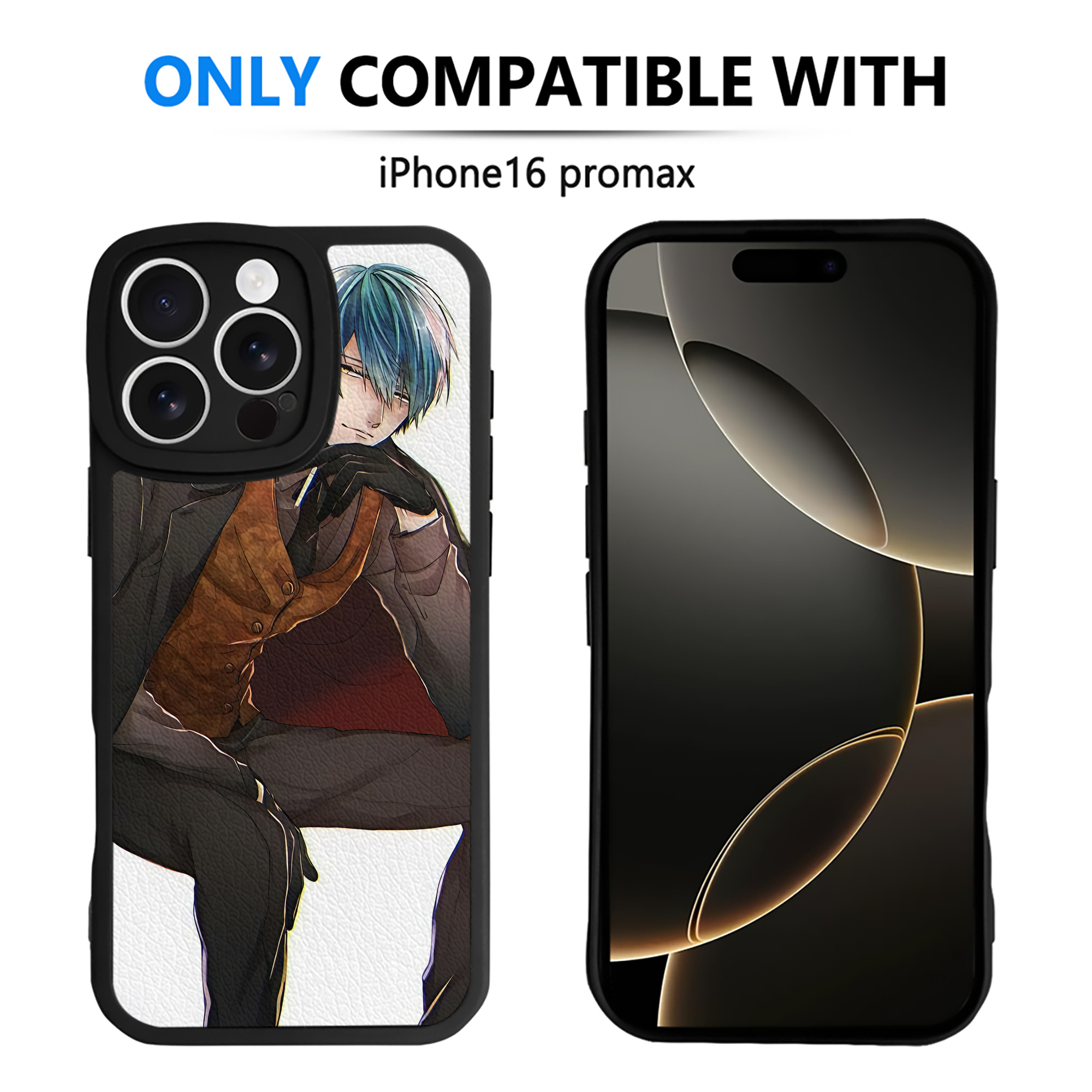 （画像用） 刀剣乱舞 Touken Ranbu 【iPhone 16シリーズ対応】シリコンスマホケース（レザー調） 材質：シリコン